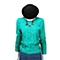 MOUSSY 专柜同款 女款绿色蕾丝编织衫0106SY70-0160