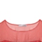 MOUSSY 专柜同款 女款橘色蝙蝠袖束腰针织衫0106SA80-1080
