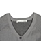 MOUSSY 专柜同款 女款灰色插肩编织开衫0106SV70-0440