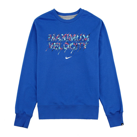 【耐克438735蓝色】nike耐克 男子针织套头卫衣438735-443