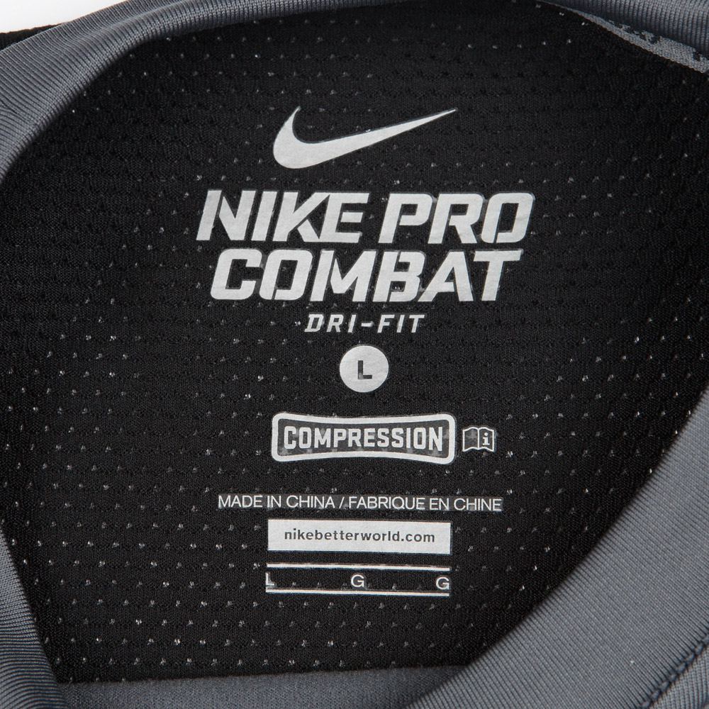 nike耐克 男子nike pro combat warm紧身长袖针424907-065
