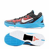 亮蓝/白/对橙/黑