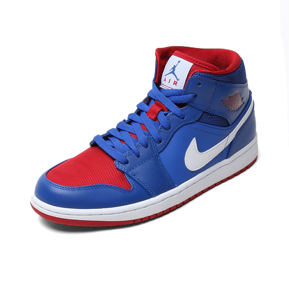 nike耐克 air jordan 1 mid男子篮球鞋554724-407