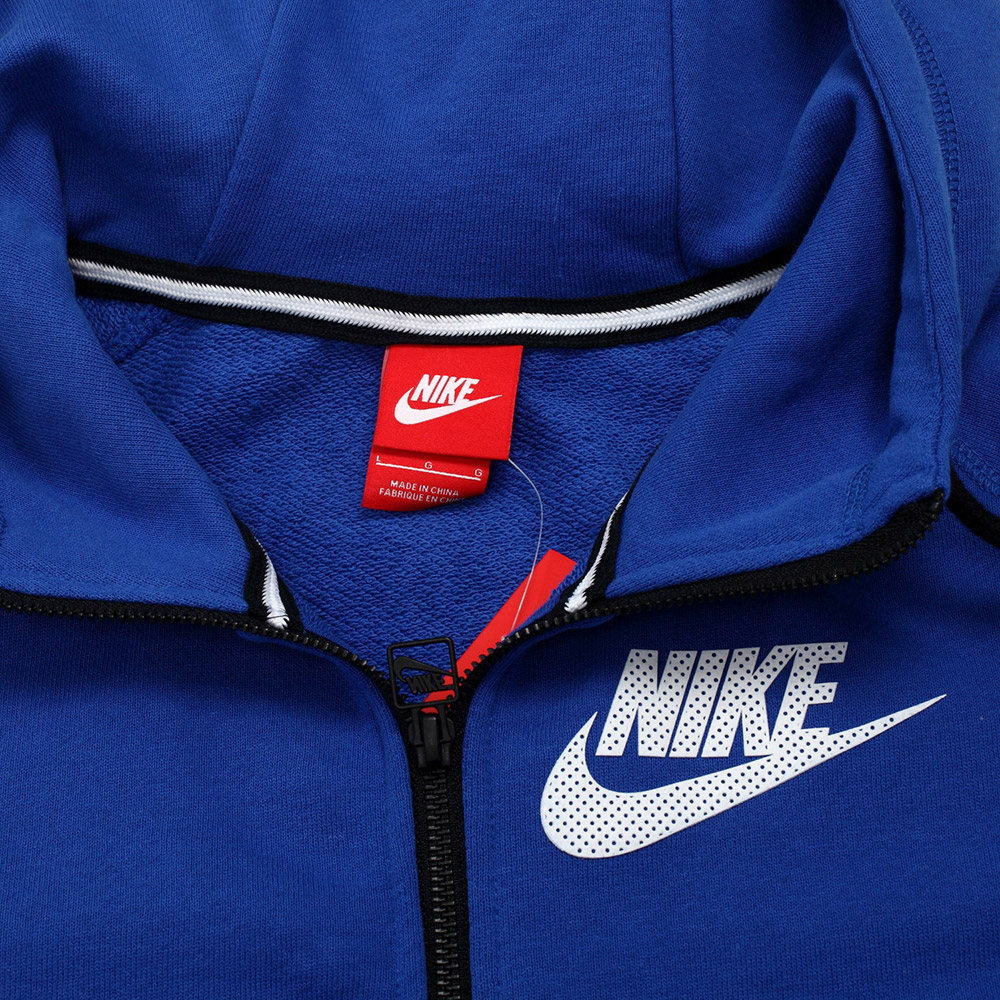 nike耐克 男子as nike aw77 fz hoody-hi d针织茄克585192-457