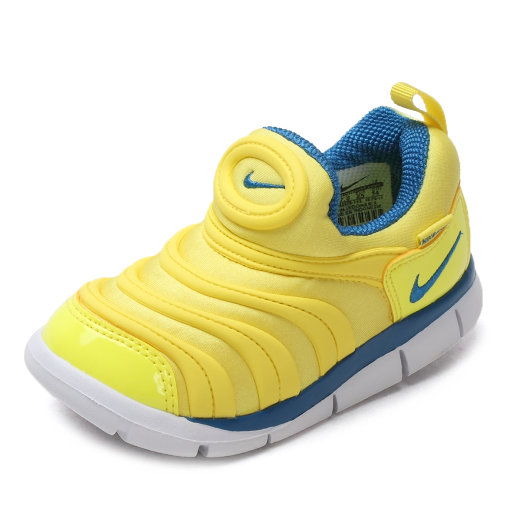 nike 耐克童鞋春季 黄色毛毛虫系列男婴童运动复刻鞋343938-742
