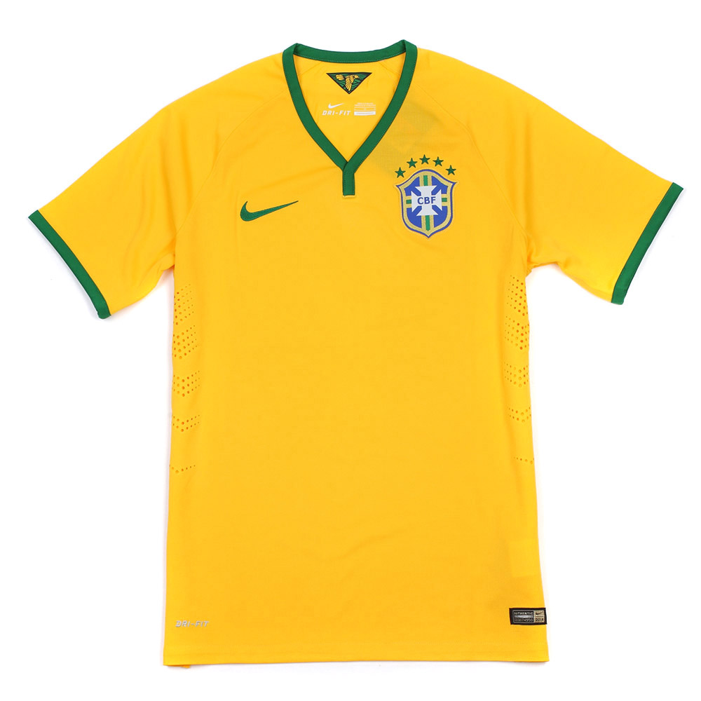 nike耐克 男子世界杯巴西队主场球员版比赛服575276-703