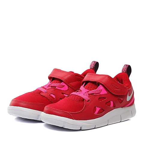 耐克743889红/粉红/玫瑰红】NIKE耐克童鞋春季新品专柜同款NIKE FREE