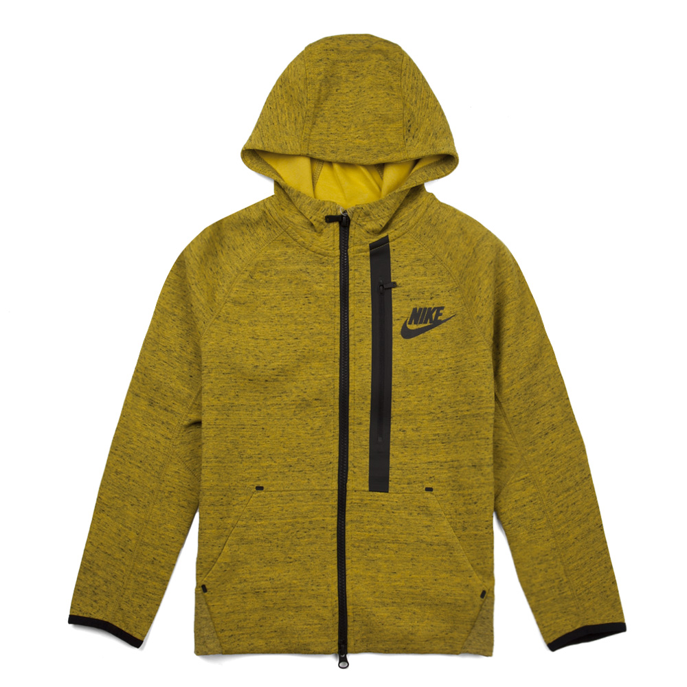 nike耐克 tech fleece fz hoodie男大童夹克679307-752