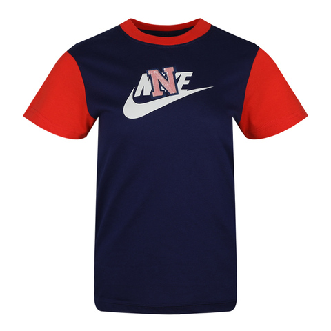 nike耐克女大童G NSW TEE DPTL DISTORTED ICONS短袖T恤CK3744-492