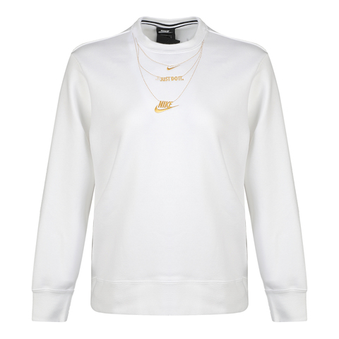 Nike耐克女子AS W NSW FLC CREW GLM DNK套头衫CI9993-100
