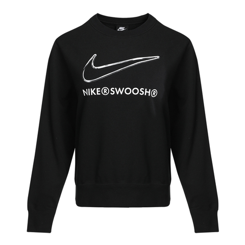 Nike耐克2021年新款女子AS W NSW SWSH CREW FLC卫衣/套头衫DJ6947-010