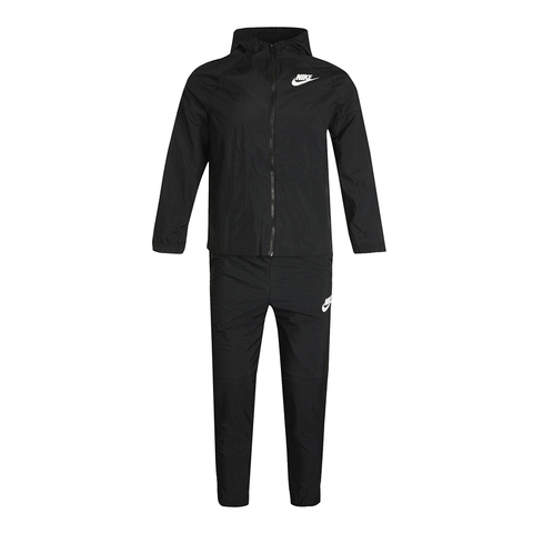 Nike耐克2021年新款男大童U NSW TRACKSUIT WVN HBR HD长袖套服DA1406-010