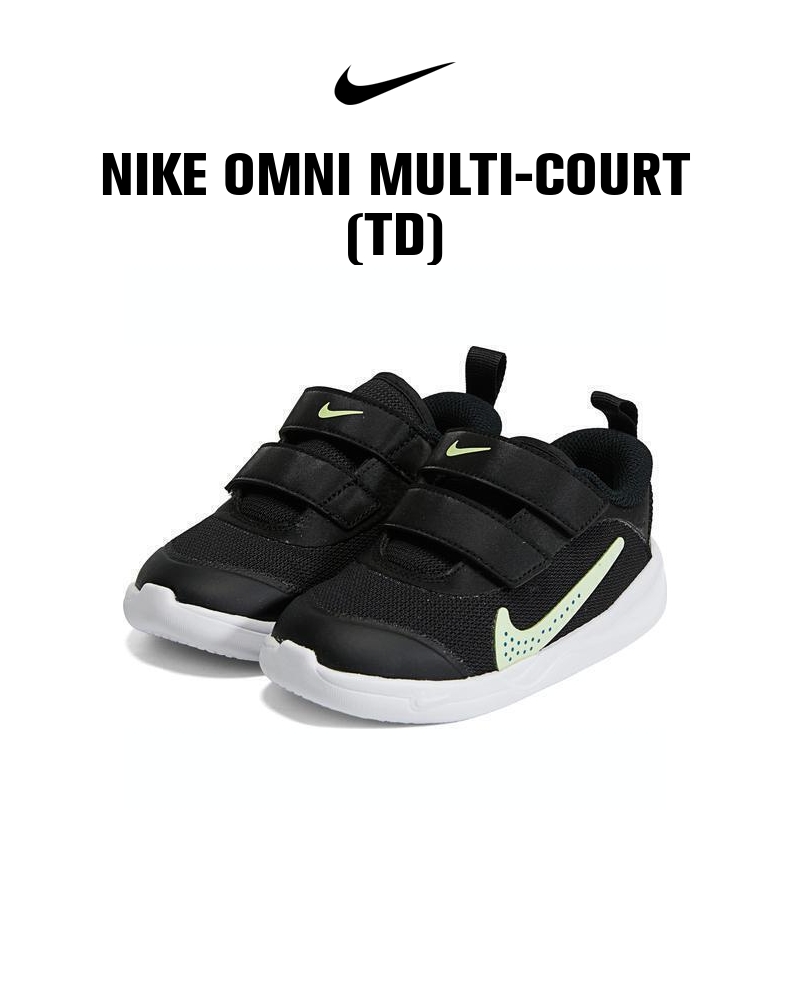 耐克DM9028黑】nike耐克2022年新款小童NIKE OMNI MULTI-COURT (TD)跑步