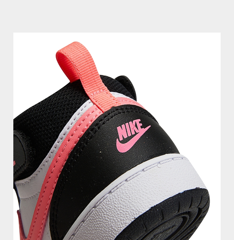 【耐克nikecd7784黑/灰】nike耐克2022年新款小童court borough mid 2