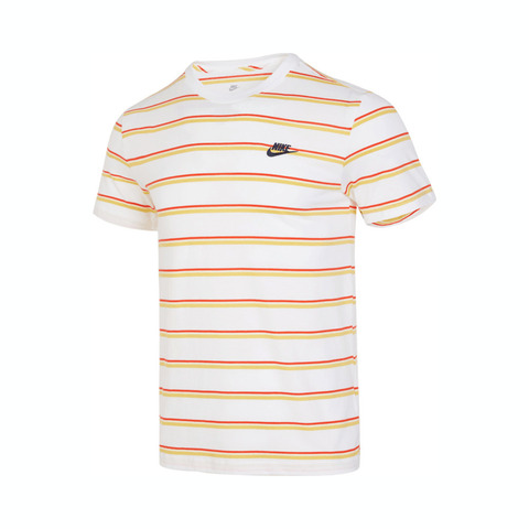nike耐克2023年新款男子AS M NSW TEE CLUB STRIPE短袖T恤DZ2986-100