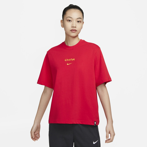 nike耐克2023年新款女子CHN W NK FEARLESS TEE短袖T恤FN3115-600