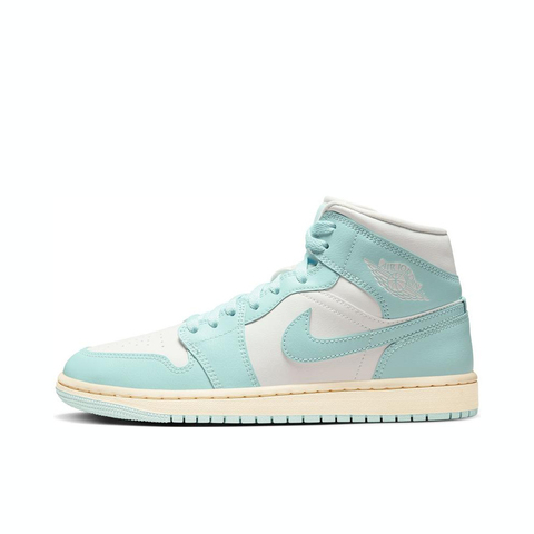 NIKE耐克2024女子WMNS AIR JORDAN 1 MID乔丹篮球鞋BQ6472-132