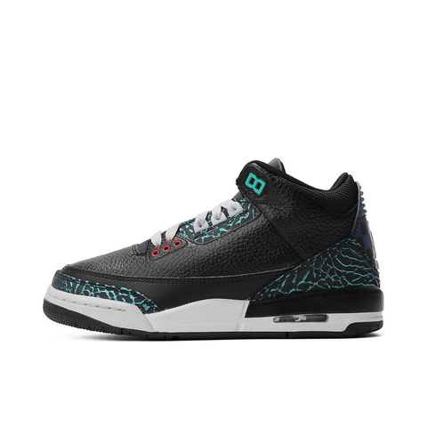 NIKE耐克2024男大童AIR JORDAN 3 RETRO UNI BG乔丹篮球鞋FV5437-001