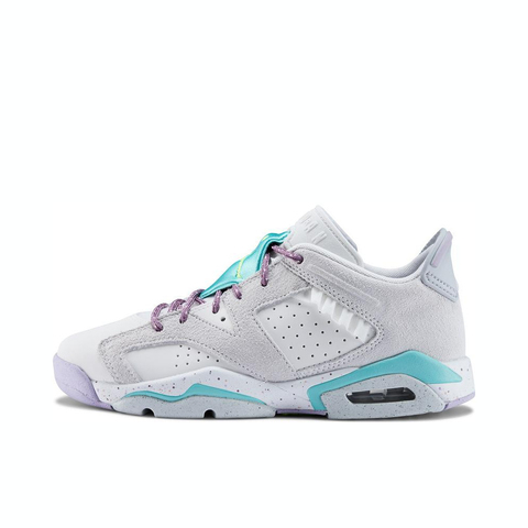 NIKE耐克2024女大童AIR JORDAN 6 RETRO LOW EDG GG儿童复刻鞋FV5451-001