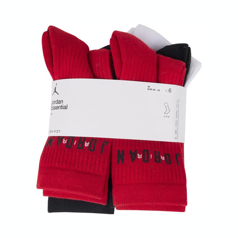 NIKE耐克2024中性U J ED POLY CREW JOR 6PR - 144袜子优惠装FZ2051-900