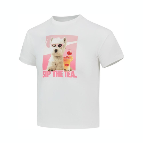 NIKE耐克2025女大童G NSW PHOTO TEE针织无领短THQ2337-100