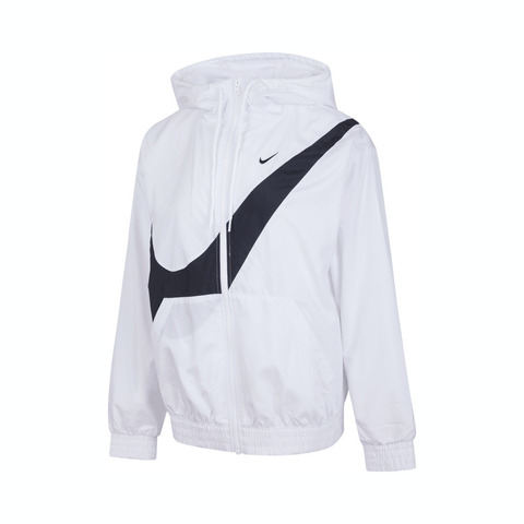 NIKE耐克2025女子AS W NSW CLSSC WVN UV FZ LOGO梭织连帽外套HM8972-100