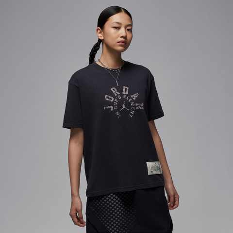 NIKE耐克2025女子AS W J SS GFX GF TEE DD针织无领短THV1273-045