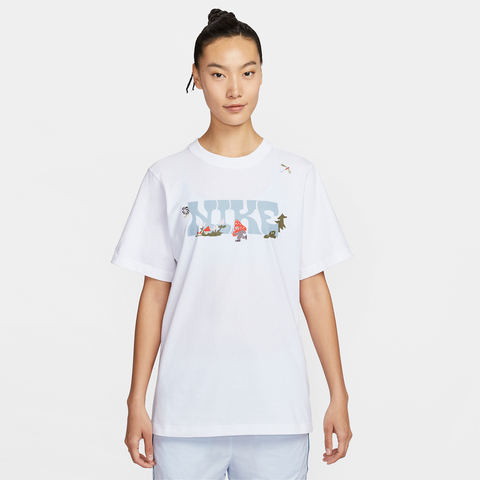 NIKE耐克2025女子AS W NSW SS TEE GCEL针织无领短TIF0607-100
