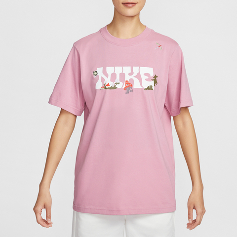NIKE耐克2025女子AS W NSW SS TEE GCEL针织无领短TIF0607-668