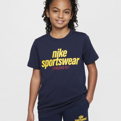 NIKE耐克2025大童K NSW TEE CLUB FAM针织无领短THM5664-451