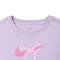 NIKE耐克2025女小童短袖T恤针织无领短TNY2522099PS-001
