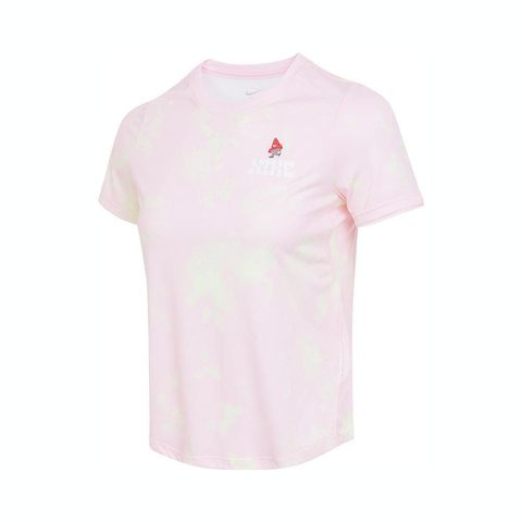 NIKE耐克2025女大童G NK DF ONE STD SS TOP GCEL针织无领短TIF0603-663