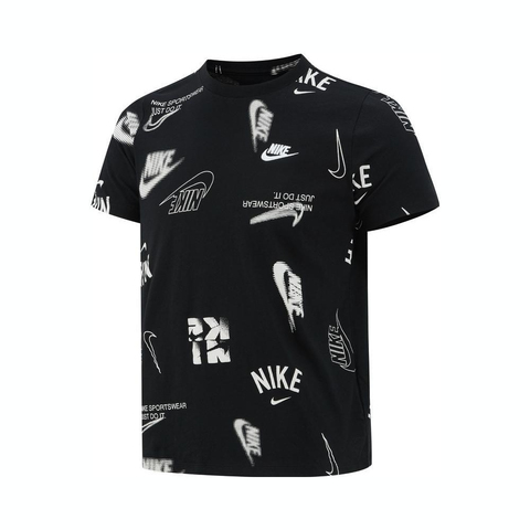 NIKE耐克2025大童K NSW TEE CLUB ENERGY AOP针织无领短THQ9292-010