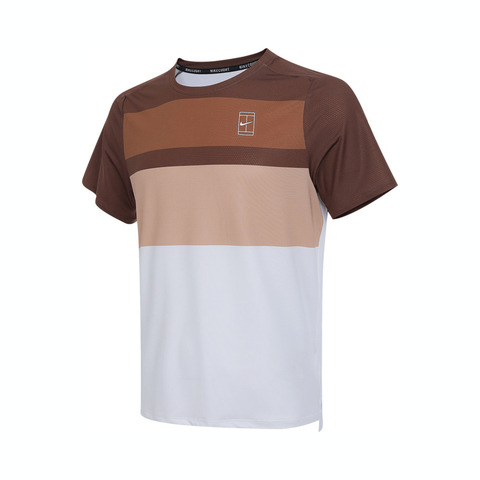 NIKE耐克2025男子AS M NKCT DF ADVTG TOP PRINT针织无领短TFZ9846-259