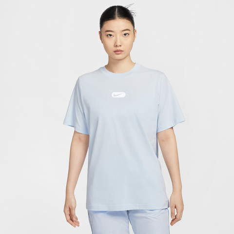 NIKE耐克2025女子AS W NSW CLUB SS TEE OC SWOOSH针织无领短THQ1699-423