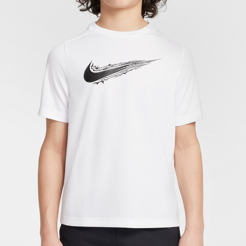 NIKE耐克2025大童B NK DF MULTI SS TOP HBR针织无领短THF8100-100