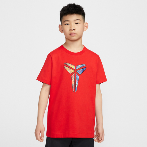 NIKE耐克2025男大童KB K NK TEE WT针织无领短TIH2218-600