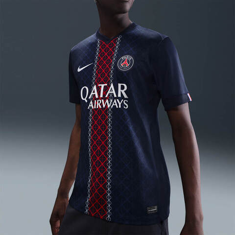 NIKE耐克2025男子PSG M NK DF JSY SS STAD HM针织无领短THJ4593-411