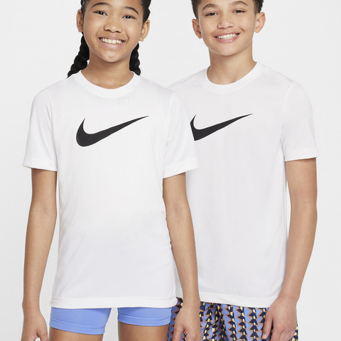NIKE耐克2025大童K NK DF LGD TEE SWOOSH HBR针织无领短TFZ5199-100