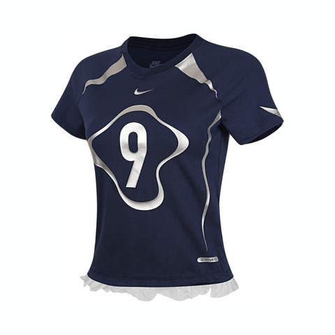 NIKE耐克2025女子AS W NSW NK CHLL KNT TEE GCEL针织无领短TII1950-410