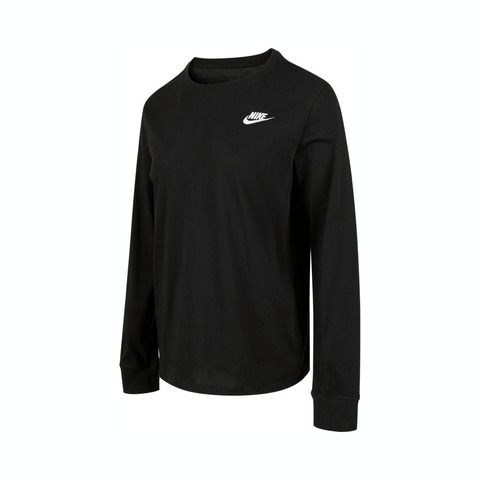 NIKE耐克2025女子AS W NSW CLUB LS TEE针织无领长THF0781-010