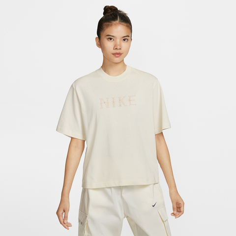 NIKE耐克2025女子AS W NSW SS TEE BOXY BSB GCEL针织无领短TII0446-047