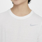 NIKE耐克2025男大童B NK DF SS MILER TOP针织无领短TDD3055-100