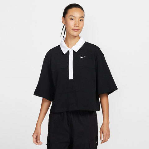 NIKE耐克2025女子AS W NSW STREET SS POLO TOP针织有领短TIB2154-010