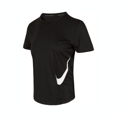 NIKE耐克2025女子AS W NK TEMPO SWSH HBR DF SS针织无领短THV2773-010