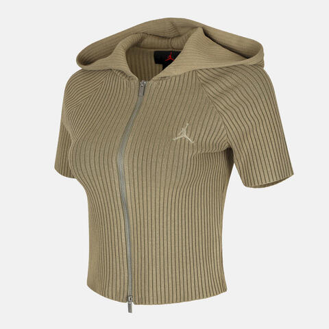 NIKE耐克2025女子AS W J FLT HD FZ KNIT TOP针织有领短THQ9206-238