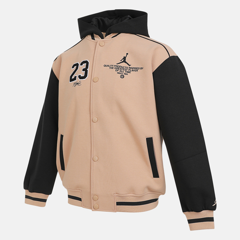 NIKE耐克2025大童针织夹克针织连帽外套JD2532037GS-002