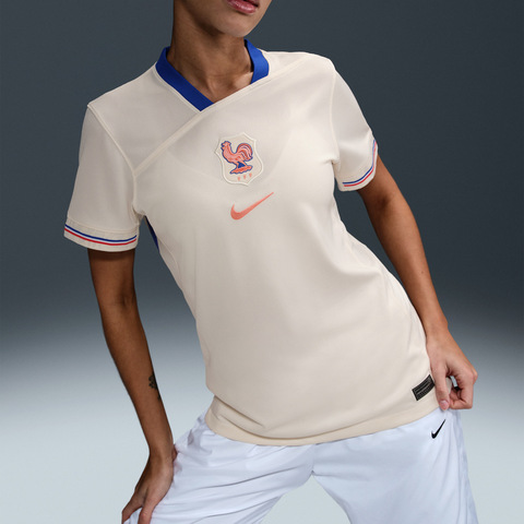 NIKE耐克2025女子FFF W NK DF STAD JSY SS AW针织无领短TFZ9129-110