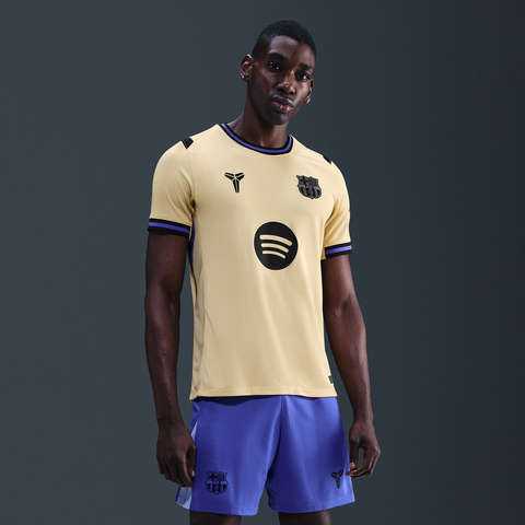 NIKE耐克2025男子FCB M NK DF JSY SS STAD AW针织无领短THJ4603-784