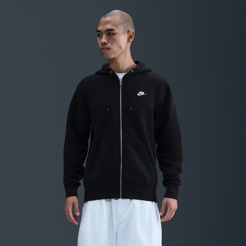 NIKE耐克2025男子AS M NK CLUB BB FZ HOODIE针织连帽外套FN3862-010